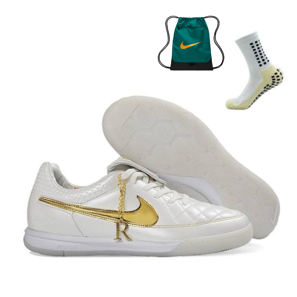 Chuteira Nike Tiempo Legend “Touch Of Gold” R10 - Futsal