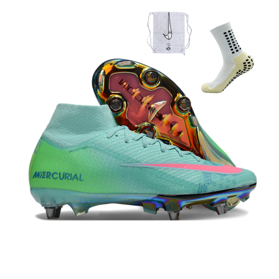 Chuteira Nike Air Zoom Mercurial Superfly 10 Elite SG - TRAVA MISTA